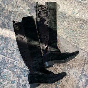 Black Zara Knee Boot